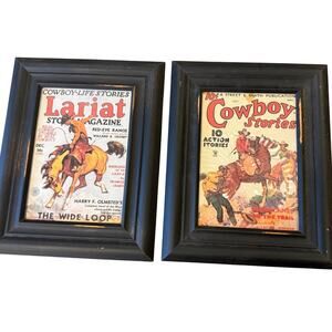 Vintage Set The Land of Nod "Lariat" and "Cowboy Stories' Arthur Roy Mitchell